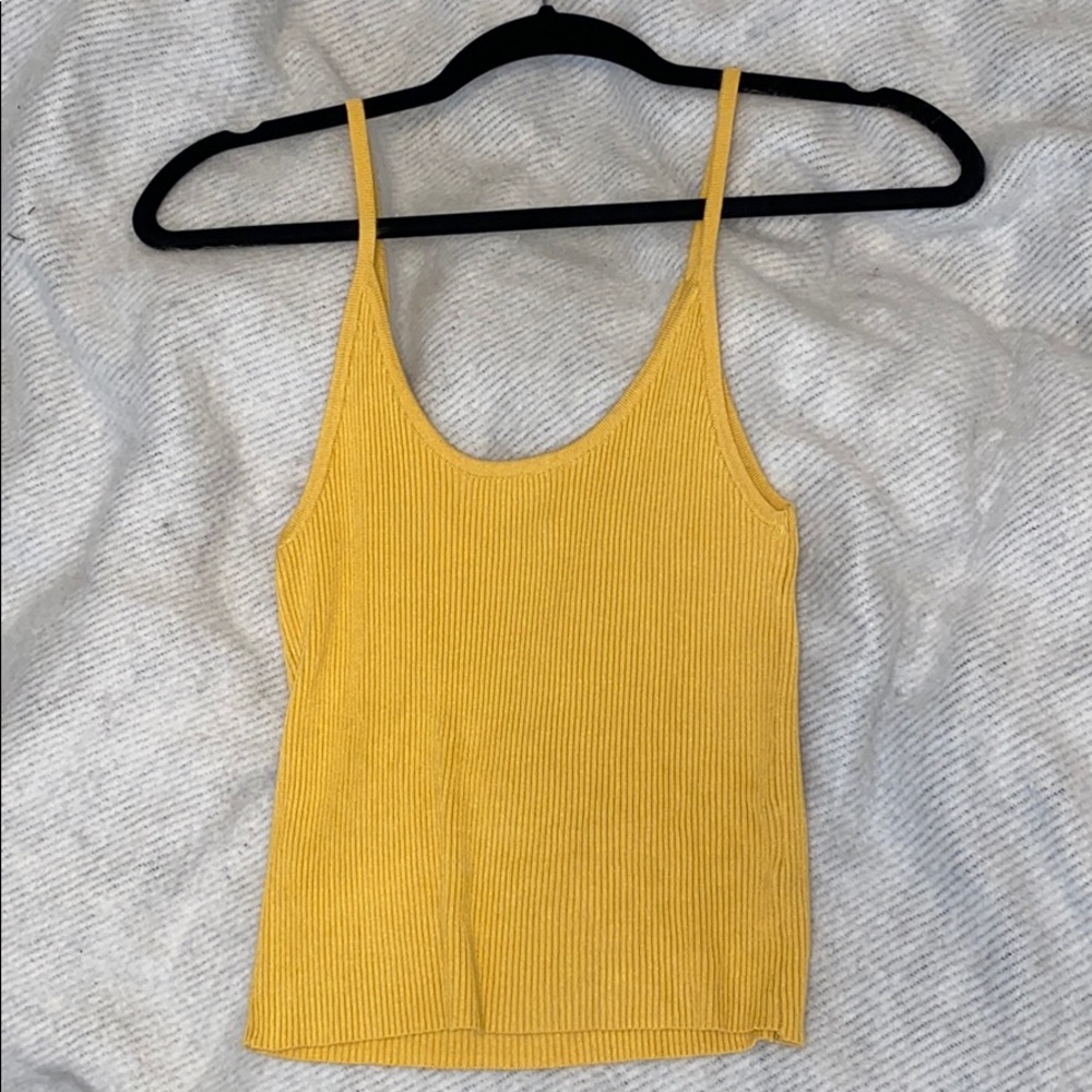 Brandy Melville yellow tank top